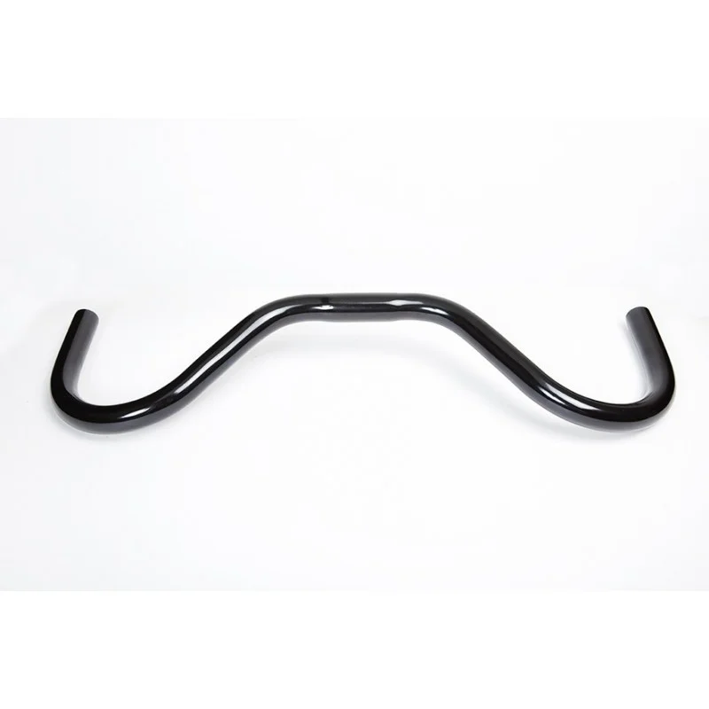 Guidon citadin Moustache 400mm noir