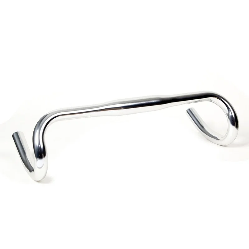 Guidon course drop compact 420mm chromé