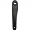 MANIVELLE GAUCHE L175MM ALU NOIR MAT