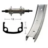 ROUE EXAL ARR 650-26X1/8" CASSETTE Ecrous 36T sv