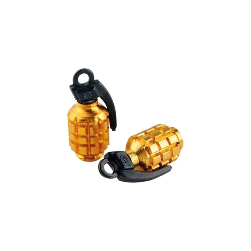 BOUCHONS VALVE TUN'R GRENADE or / La paire