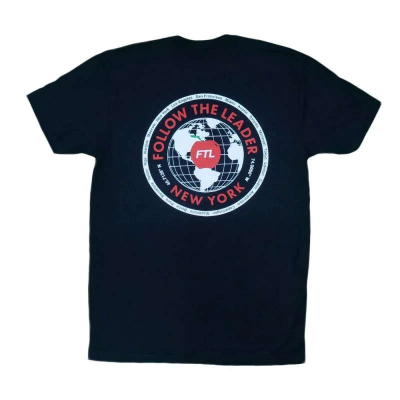 FTL WORLDWIDE TEE-SHIRT BLACK