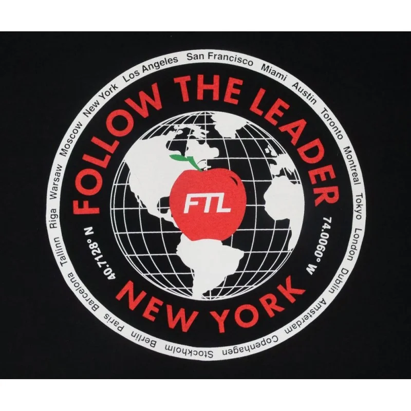 FTL WORLDWIDE TEE-SHIRT BLACK