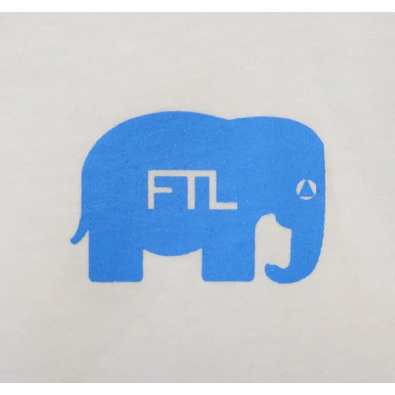 FTL ELEPHANT LONG SLEEVE TEE-SHIRT WHT