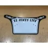 PLAQUE SE BIKES "BIKE LIFE" Blk/White