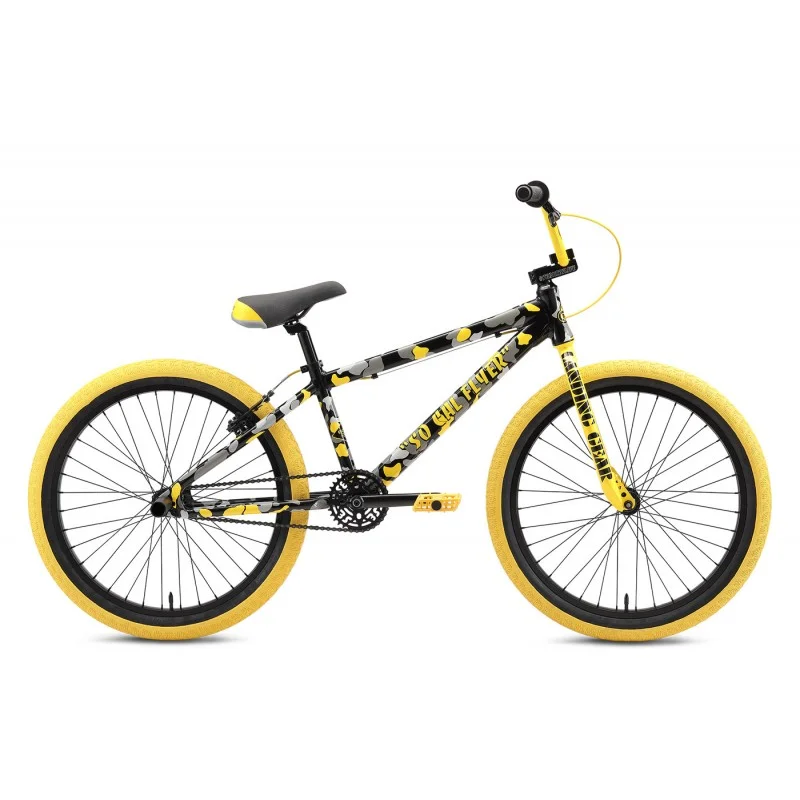 SE BIKES SO CAL FLYER 24’ Yellow Camo 2021