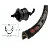 ROUE AV SHIMANO DYNAMO DH 3D30
