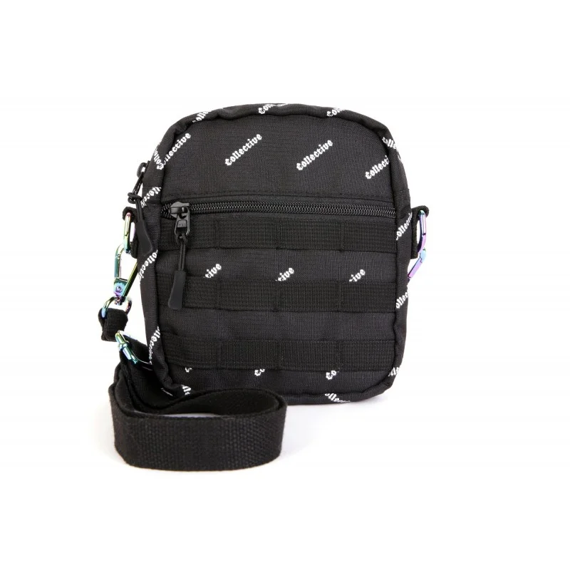 SHOULDER BAG COLLECTIVE REPEAT LOGO BLACK