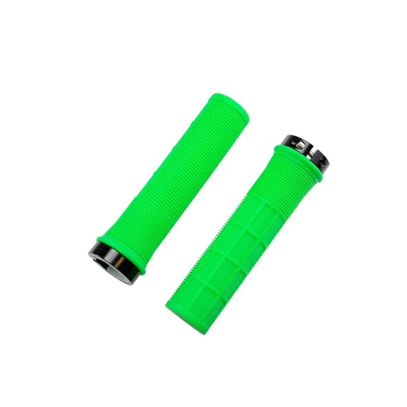 POIGNEE ATOO LOCK ON 130MM VERT FLUO