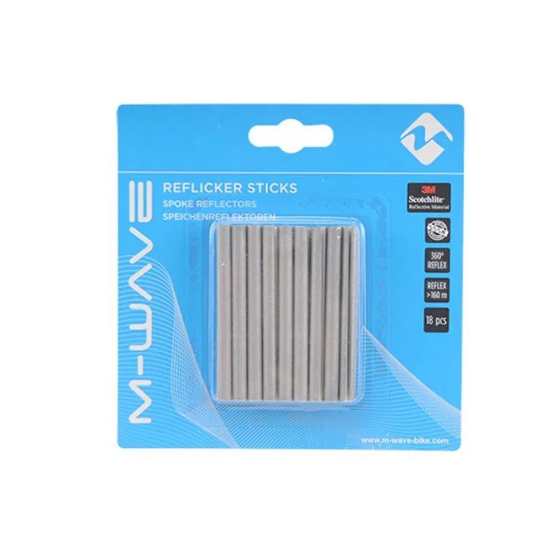 REFLECTEURS RAYONS M WAVE 18 pcs REFLECHISSANTS