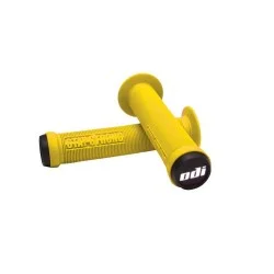 Poignées De Guidon ODI Mushroom 2 - Style Rétro Rouge Et Jaune, Pour BMX, VTT, Neuf