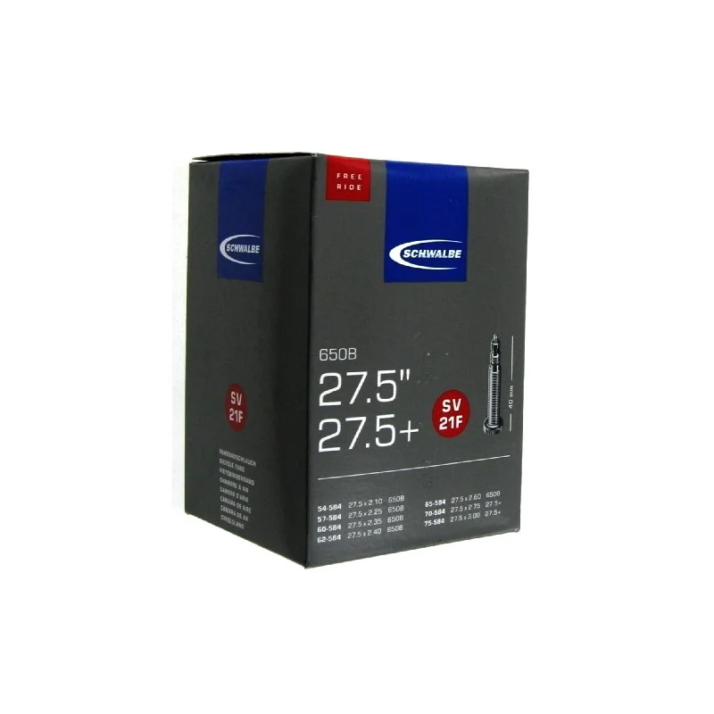 Chambre à air Schwalbe 27.5+ x 2.10-3.00 54/75-584 PRESTA 40mm