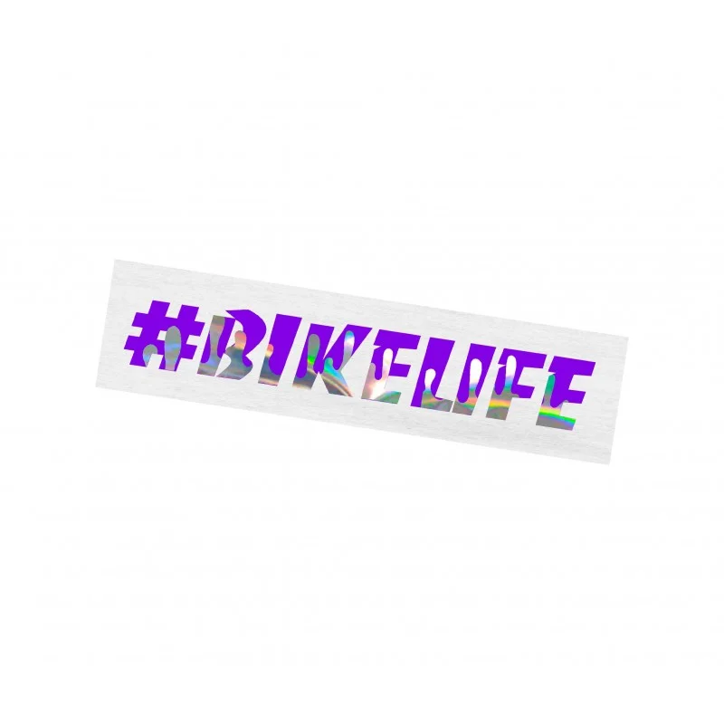 Kit-Déco pour Cadre Bikelife Drip par WillB violet