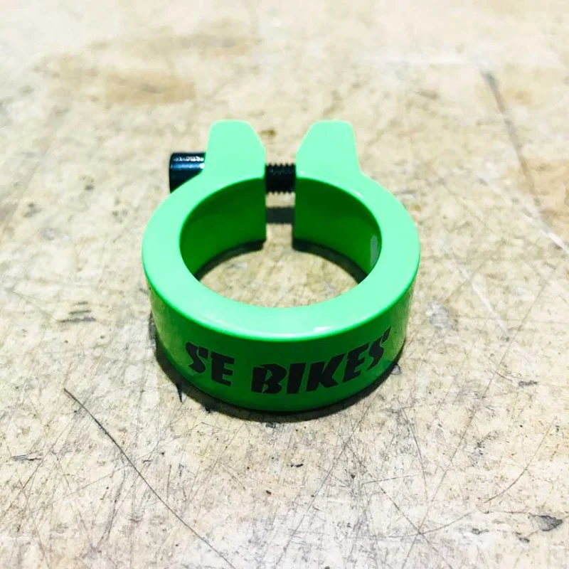 COLLIER DE SELLE SE BIKE 31.8mm Vert Maniacc 2020