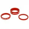 Jeu de bagues de direction INSIGHT 1-1/8" rouge