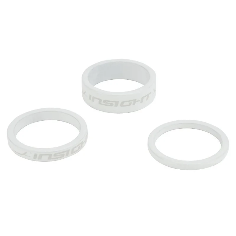 Jeu de bagues de direction INSIGHT 1-1/8" blanc