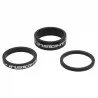 Jeu de bagues de direction INSIGHT 1-1/8" noir