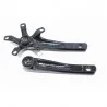 PEDALIER GLOBAL RACING 5 POINTS 160MM Black