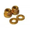BOULONS/ECROUS GUSSET MALE 14mm Gold