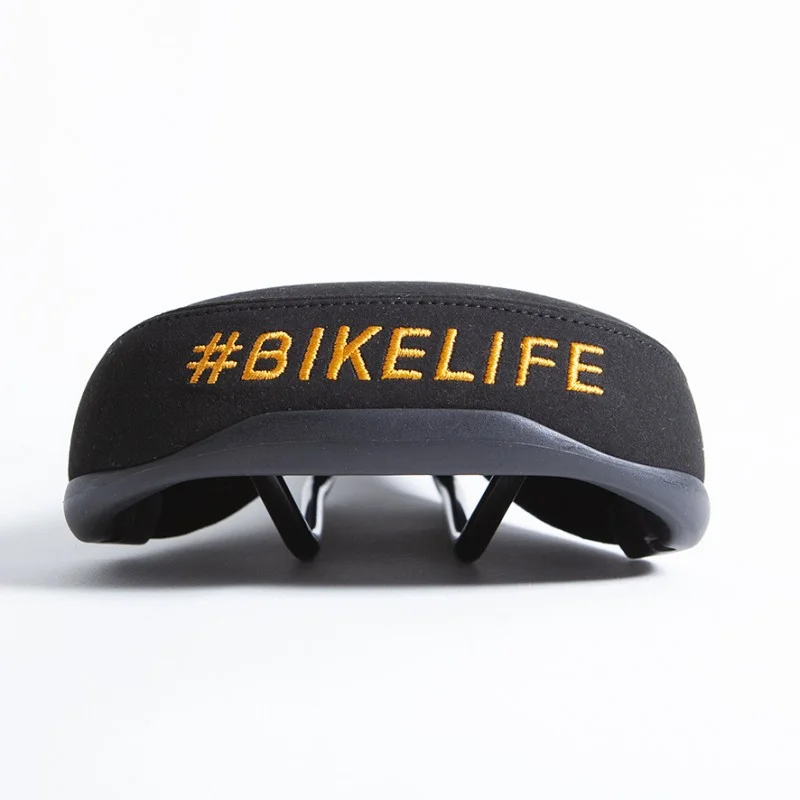 SELLE BIKELIFE SUEDE BLACK ORANGE