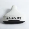 Selle BIKELIFE Grippie blanche - wheeling bike