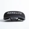 Selle BIKELIFE Noire logo Blanc