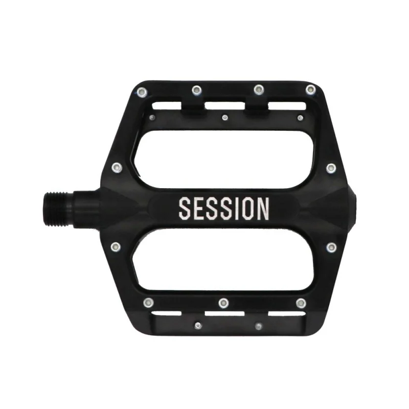 Pédales Session Piegealoo Aluminium Noires