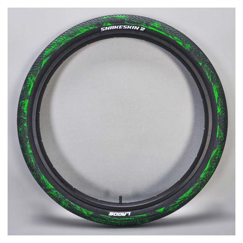 Paire de pneus SnakeSkin 2 de MAFIA BIKES 26 pouces - vert marble