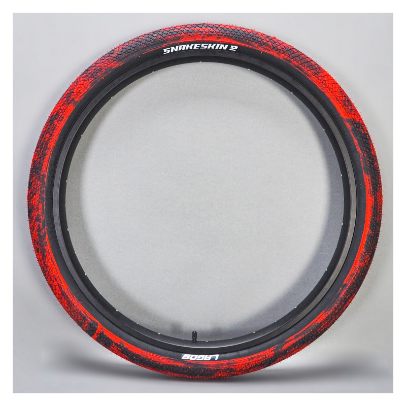 Paire de pneus SnakeSkin 2 de MAFIA BIKES 26 pouces - rouge marble