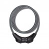 ANTIVOL SPIRAL ONGUARD NEON COMBINAISON 180 cm x 12 mm NOIR