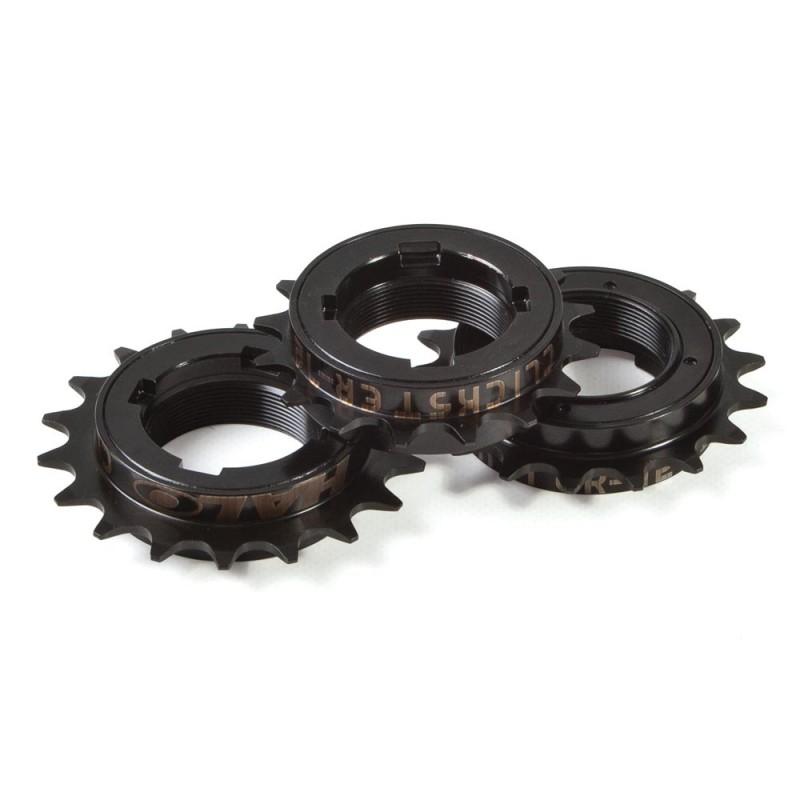 Roue libre Clickster de HALO  3/32" noire - 16T