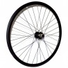 ROUE P&A AR 28"K7 8/9/10v Disk 6 trous Blocage Noir