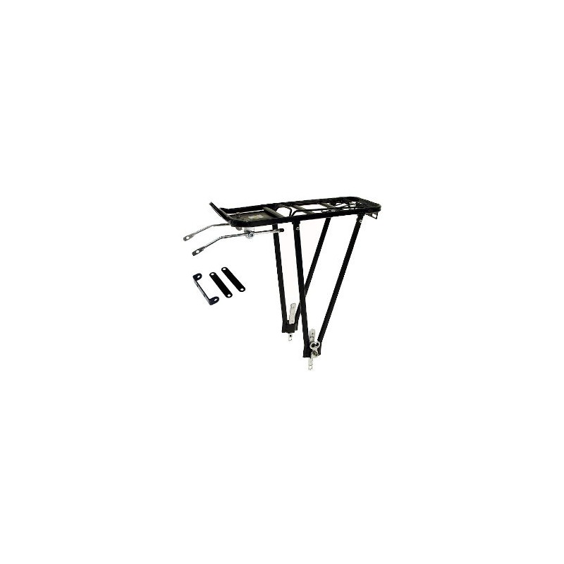 PORTE BAGAGE ARR 24 à 28" Aluminium Noir