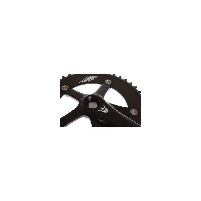 Pédalier SUGINO Pista 46t - Noir