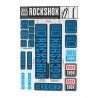 Kit de Stickers Fourche ROCKSHOCK bleu