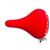 Selle BIKELIFE Rouge logo Blanc - Wheeling Bike