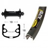 Roue Avant Mavic x Shimano 700-28c Noir