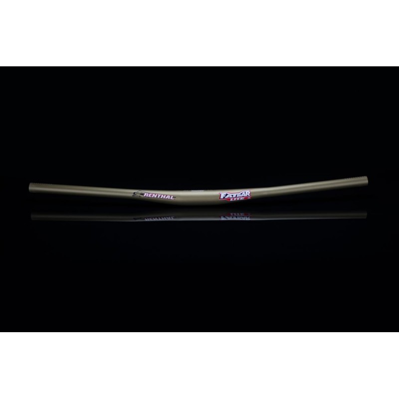 Guidon RENTHAL Fatbar Lite Ø31.8mm 760 mm Rise 10mm Bronze