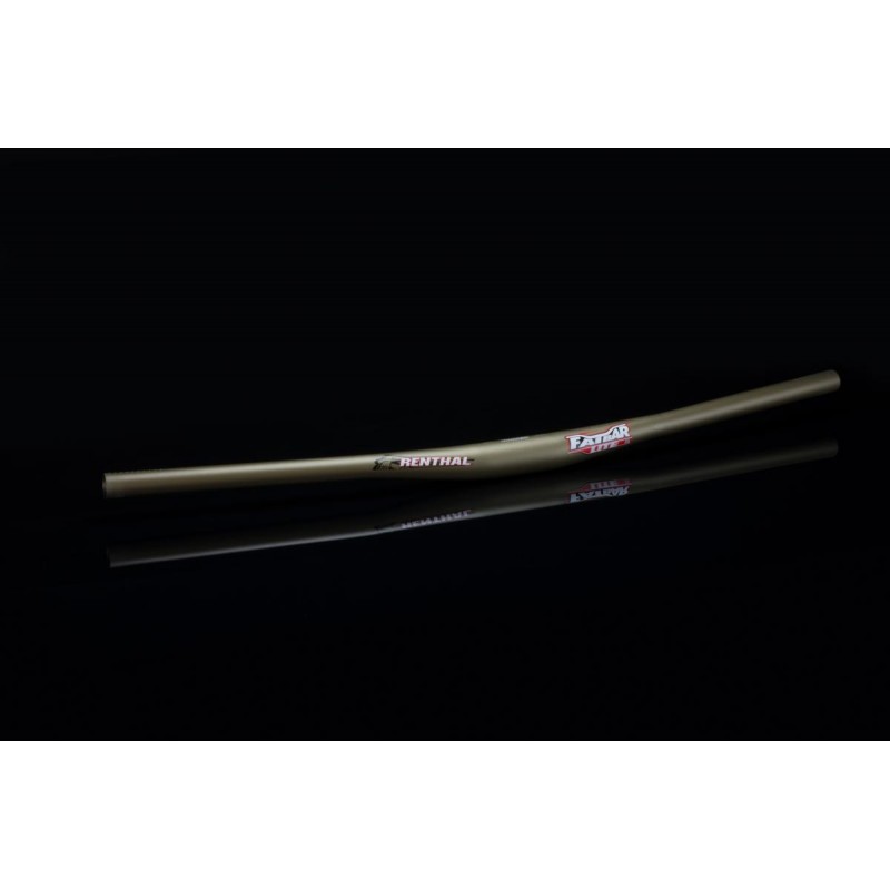 Guidon RENTHAL Fatbar Lite Ø31.8mm 760 mm Rise 10mm Bronze