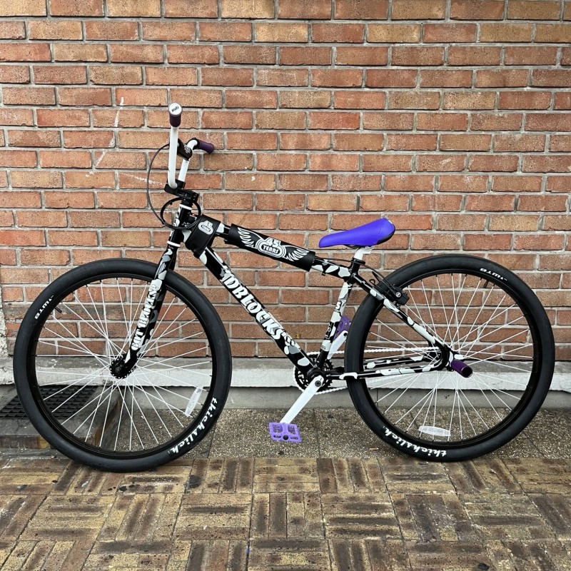 custom sebikes x bikelife purple édition