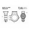 Base 360° de Support Téléphone QUADLOCK Medium