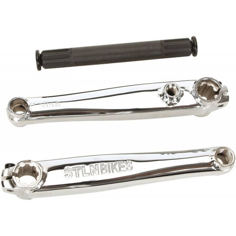 Pédalier STOLEN Mob V4 175mm Chromé
