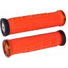 Poignées ODI Elite flow Lock-On orange - 130mm