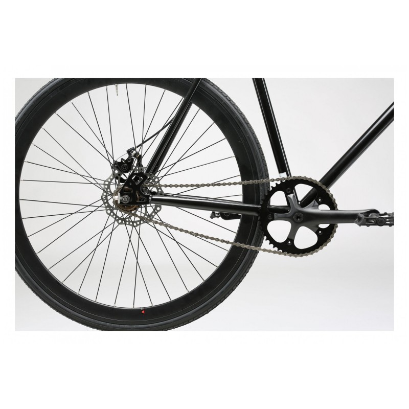 Vélo Fixie FLUIDE AM-PM Disk Noir - Taille 55