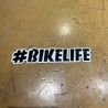 Sticker BIKELIFE Blanc typo SEbikes