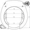 Antivol de cadre ABUS Shield XPlus™ 5755L NR black OE