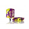 Pédales Demolition Trooper Jaune-violet Marble