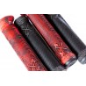 Poignées Demolition Axes Flangeless Noir Rouge marble