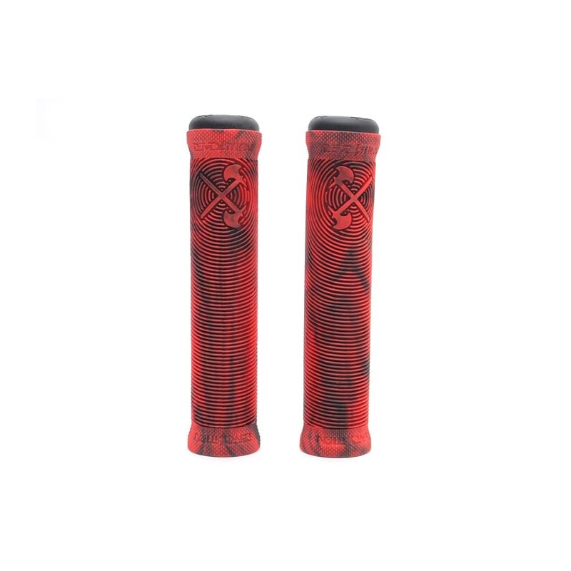 Poignées Demolition Axes Flangeless Noir Rouge marble