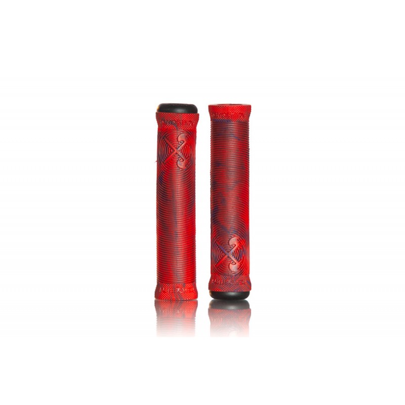 Poignées Demolition Axes Flangeless Rouge bleu marble